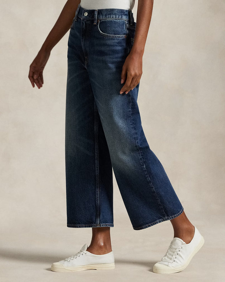 Ralph Lauren High-Rise Wide-Leg Crop Jean