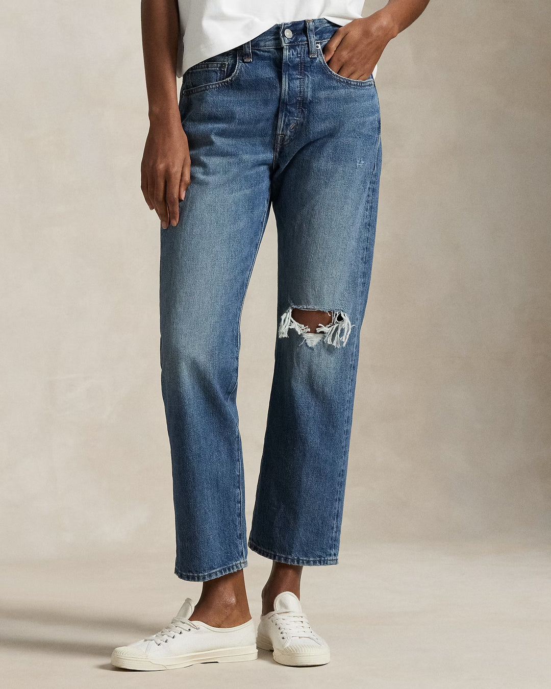 Ralph Lauren Relaxed Straight Crop Jean