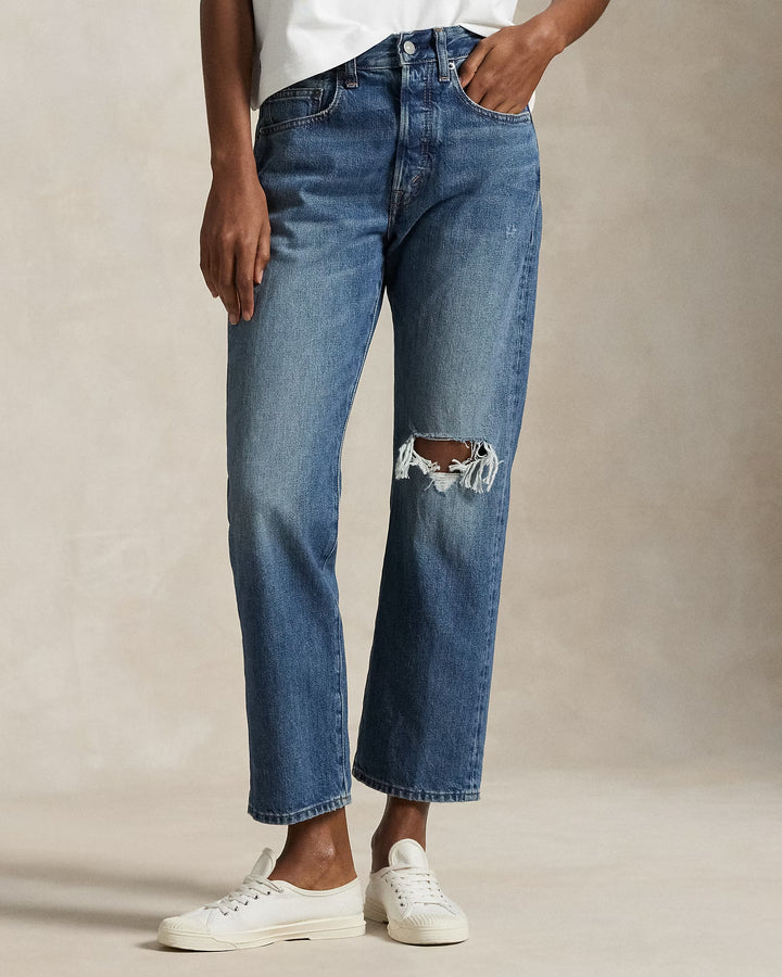 Ralph Lauren Relaxed Straight Crop Jean