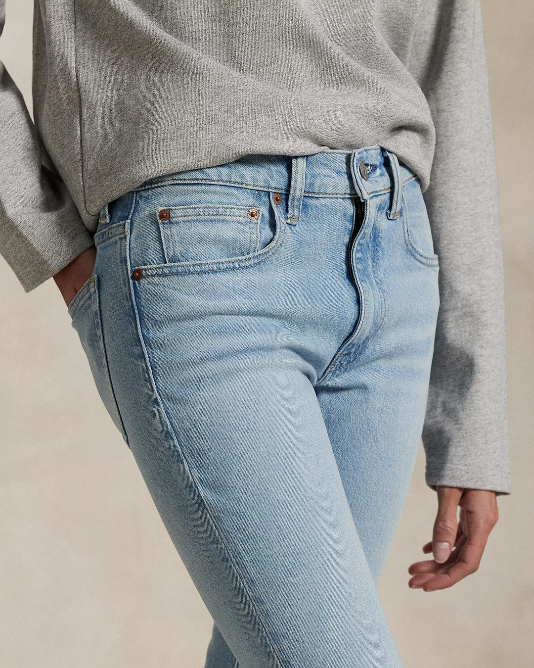 Ralph Lauren Mid-Rise Super-Slim Jean