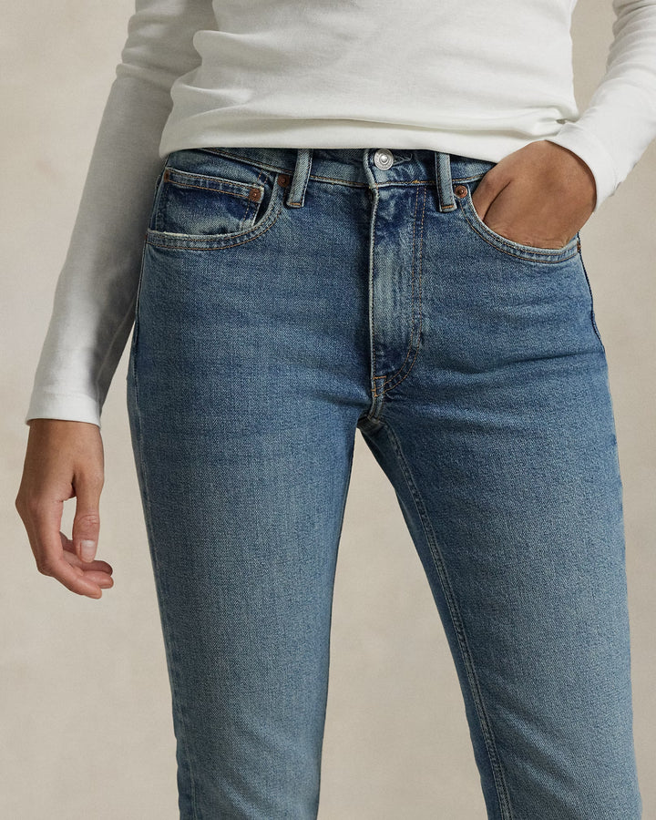 Ralph Lauren Mid-Rise Super-Slim Jean