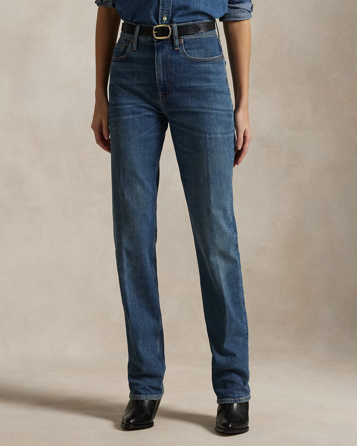 Ralph Lauren High-Rise Straight Jean