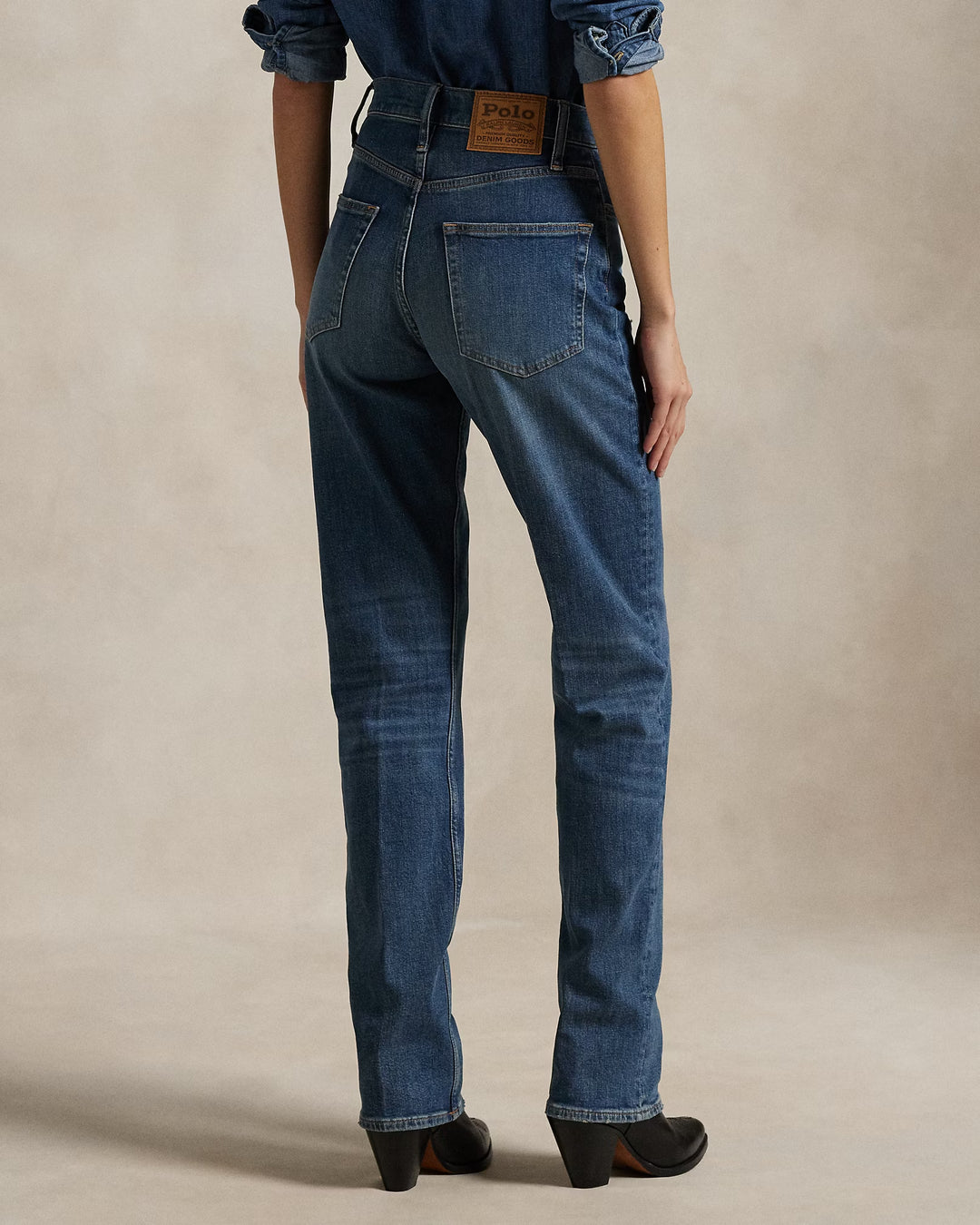 Ralph Lauren High-Rise Straight Jean
