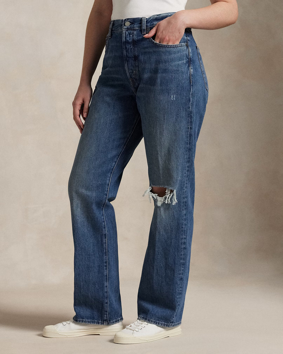 Ralph Lauren High-Rise Relaxed Straight Jean