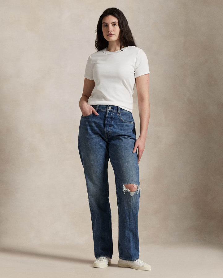 Ralph Lauren High-Rise Relaxed Straight Jean