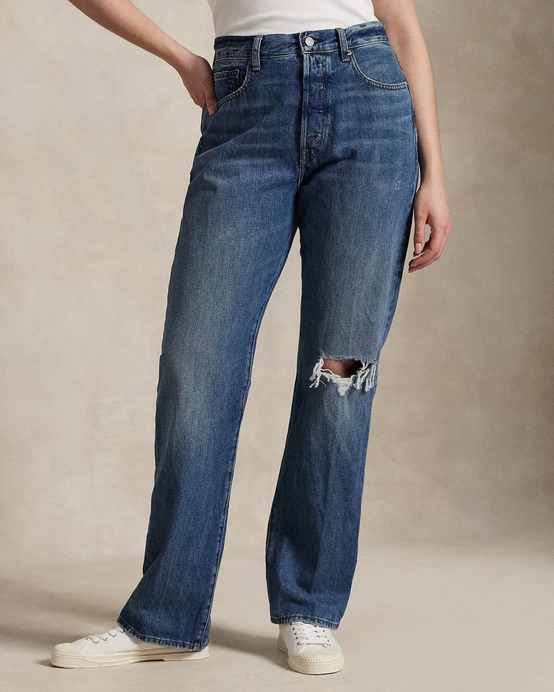 Ralph Lauren High-Rise Relaxed Straight Jean