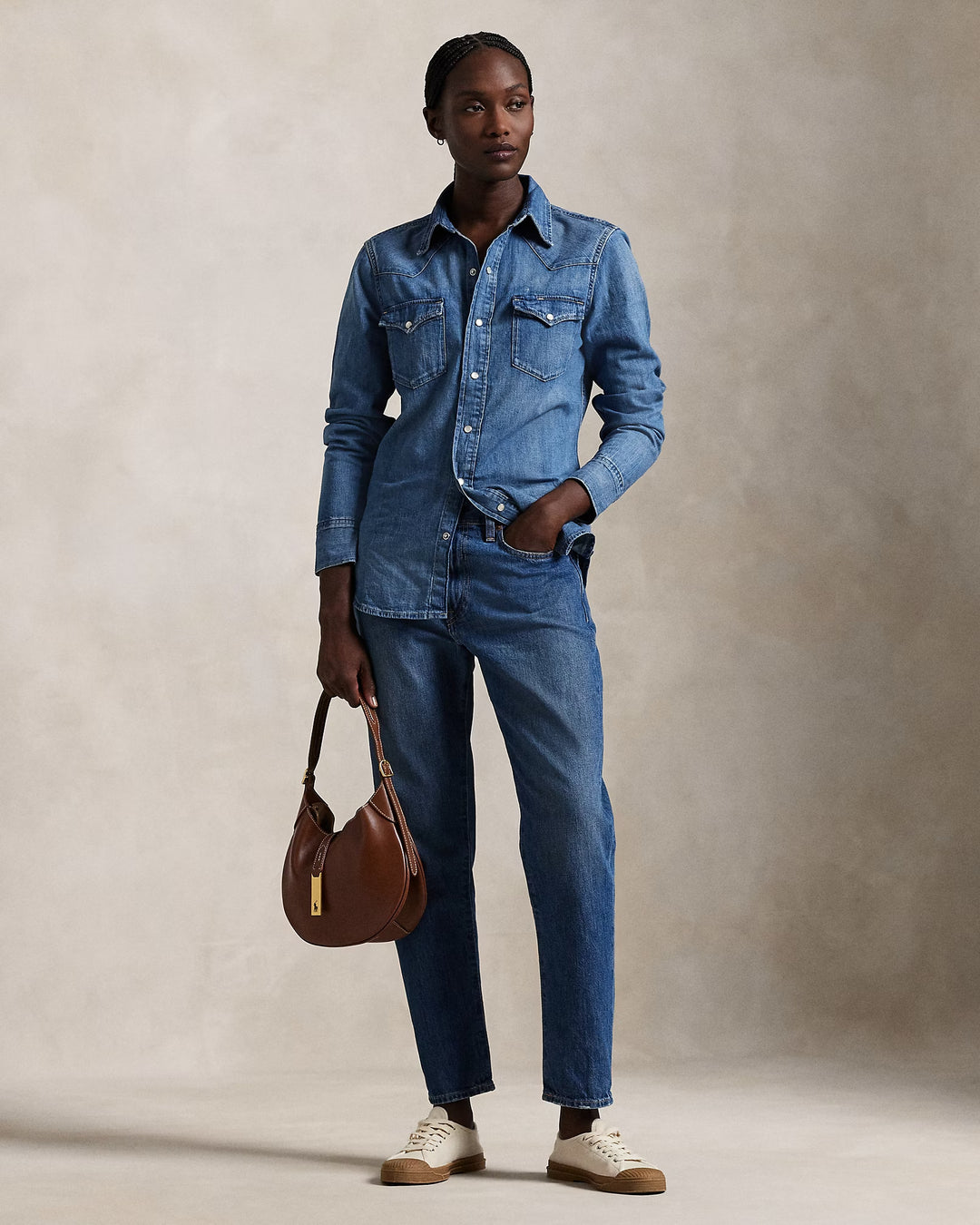 Ralph Lauren Denim Western Shirt