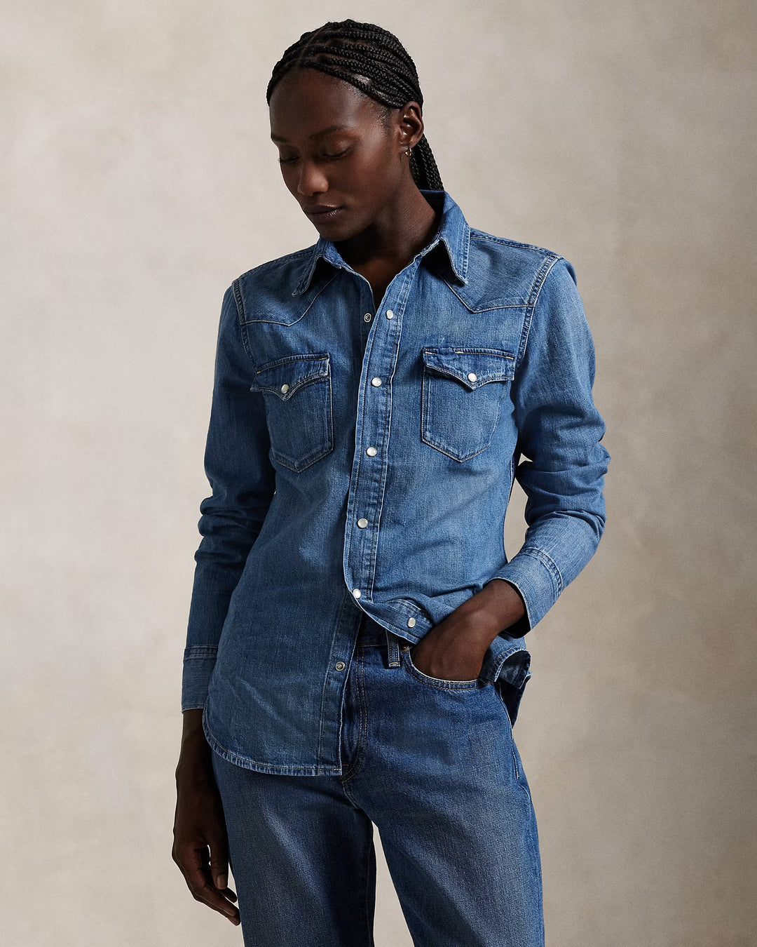 Ralph Lauren Denim Western Shirt