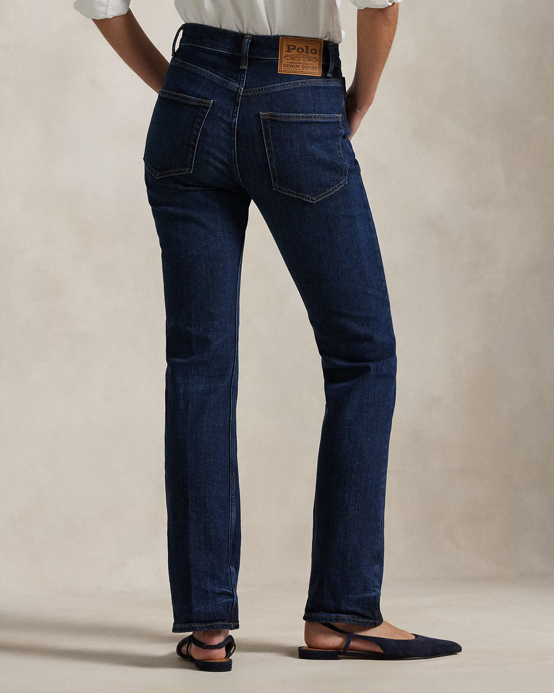 Ralph Lauren High-Rise Straight Jean