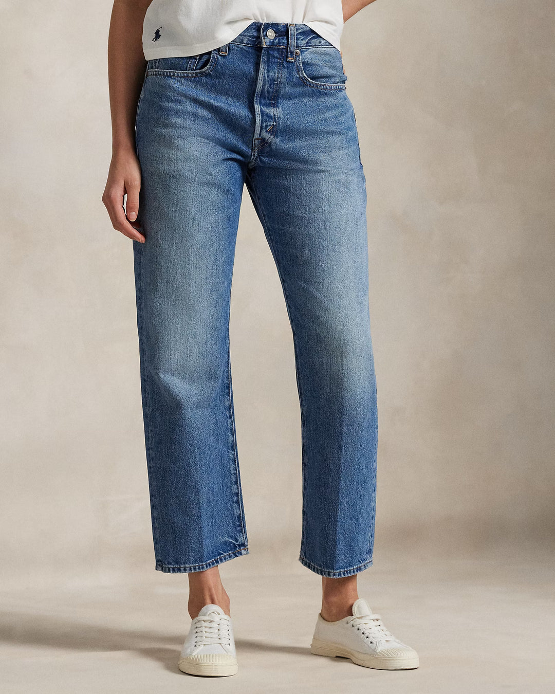 Ralph Lauren Relaxed Straight Crop Jean