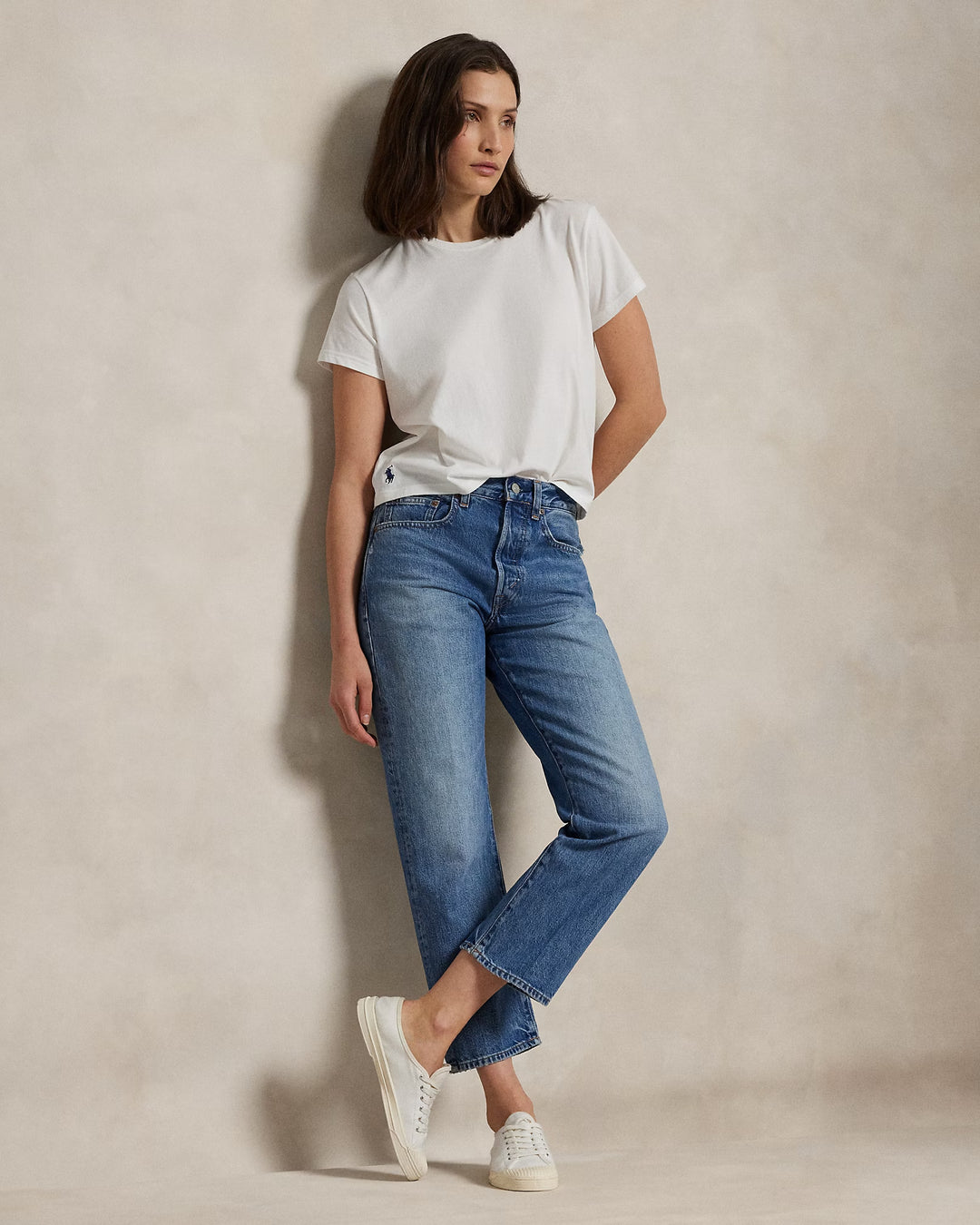 Ralph Lauren Relaxed Straight Crop Jean
