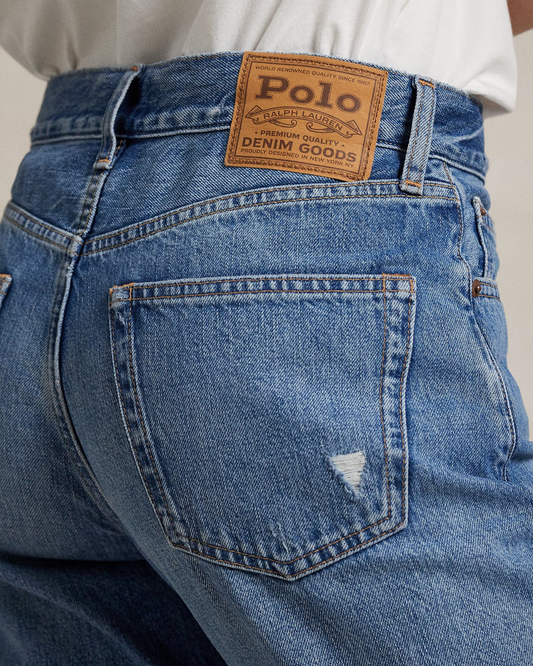 Ralph Lauren Relaxed Straight Crop Jean