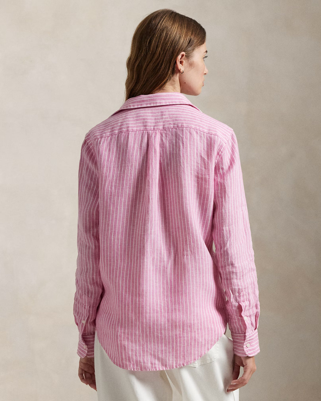 Ralph Lauren Classic Fit Striped Linen Shirt