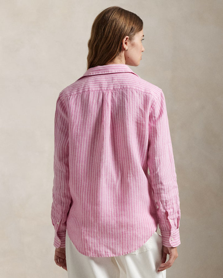 Ralph Lauren Classic Fit Striped Linen Shirt