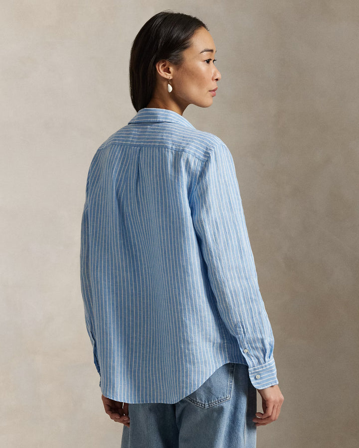 Ralph Lauren Classic Fit Striped Linen Shirt