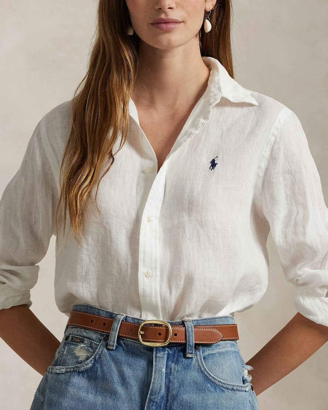 Ralph Lauren Classic Fit Linen Shirt Save your Wishlist