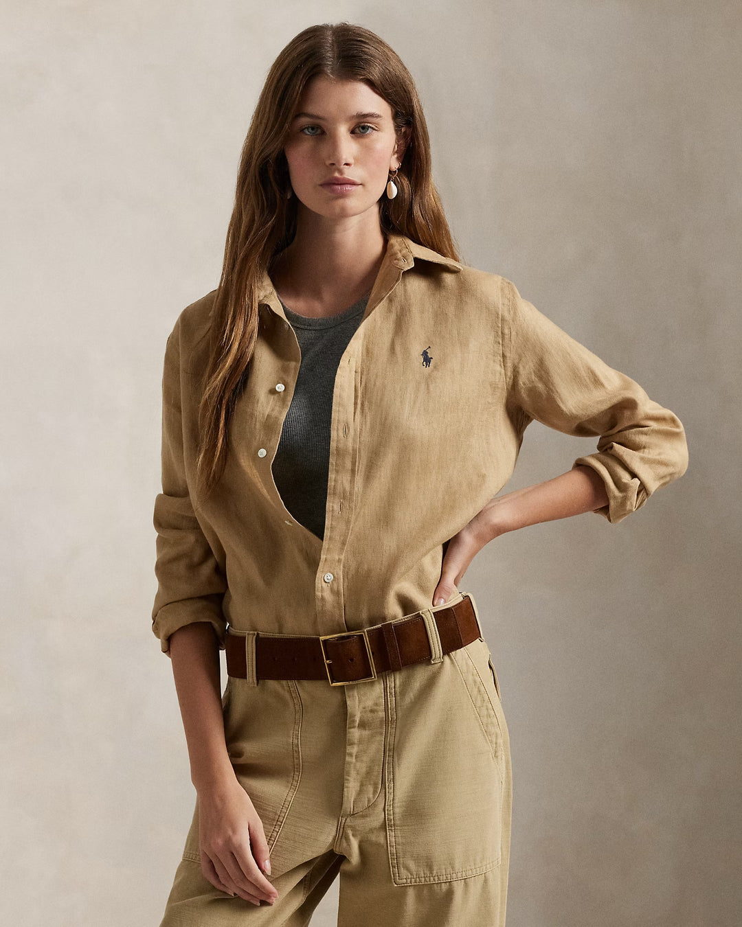 Ralph Lauren Classic Fit Linen Shirt Save your Wishlist