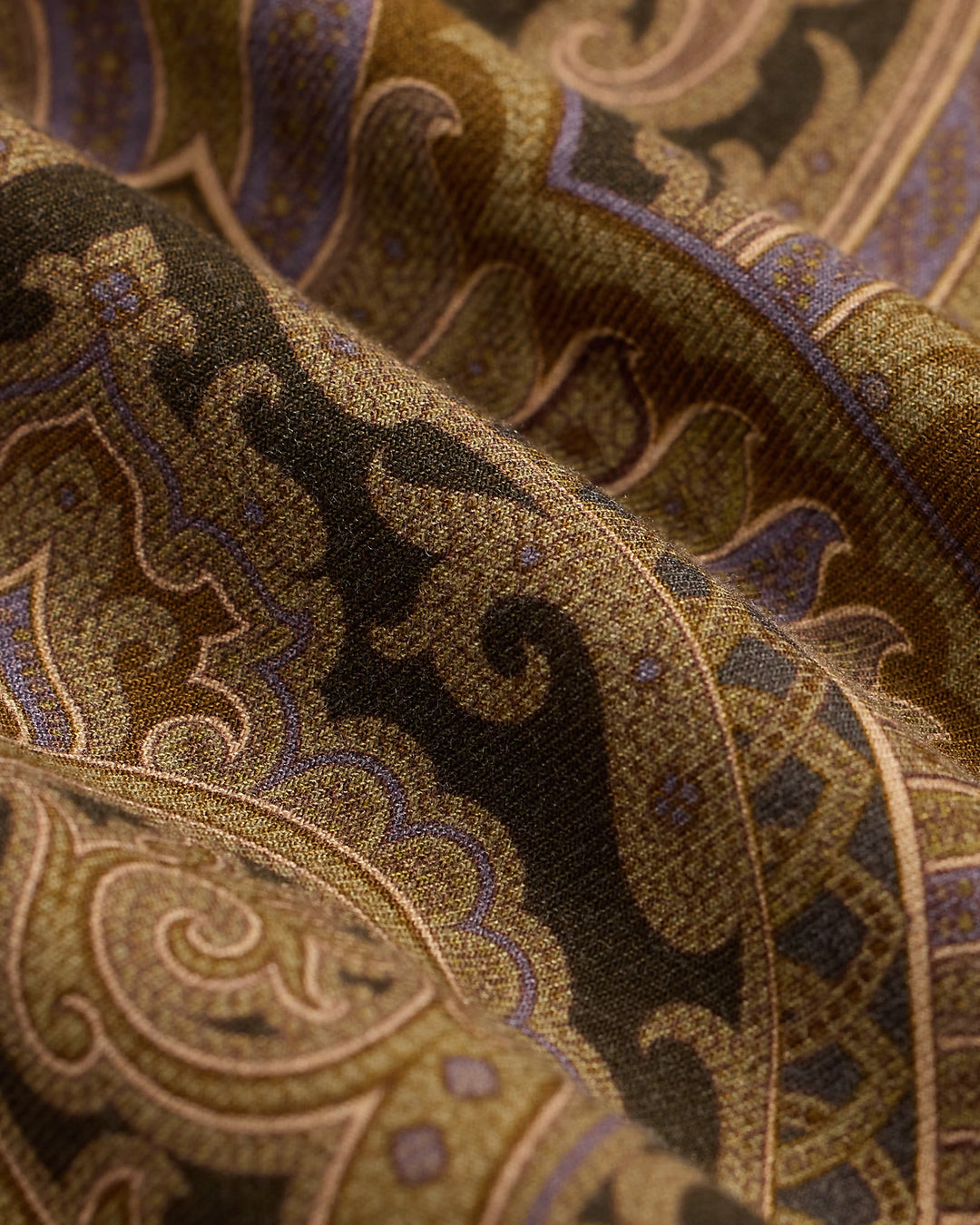 Ralph Lauren Paisley Twill Bias-Cut Blouse
