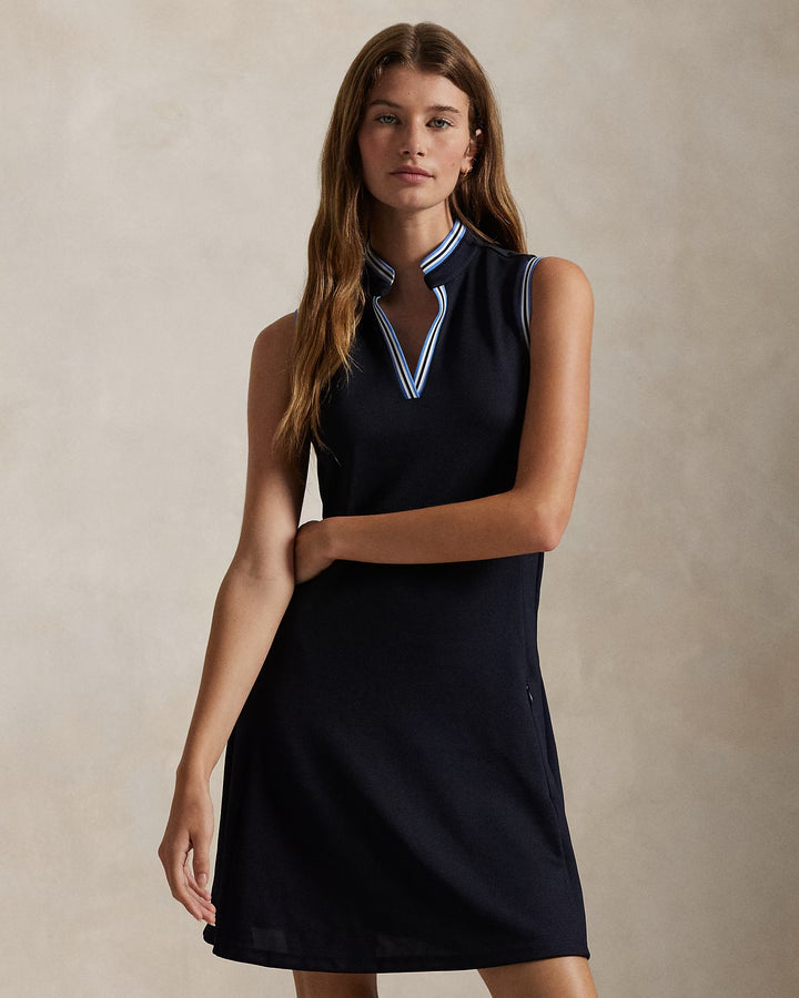 Ralph Lauren Stretch Piqué Sleeveless Dress