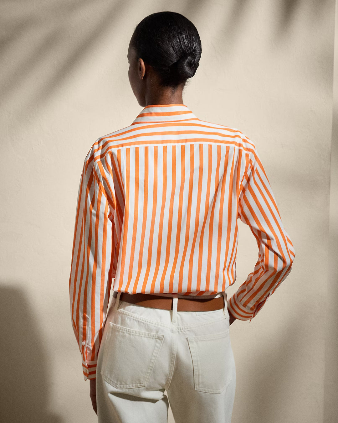 Ralph Lauren Capri Relaxed Fit Striped Cotton Shirt
