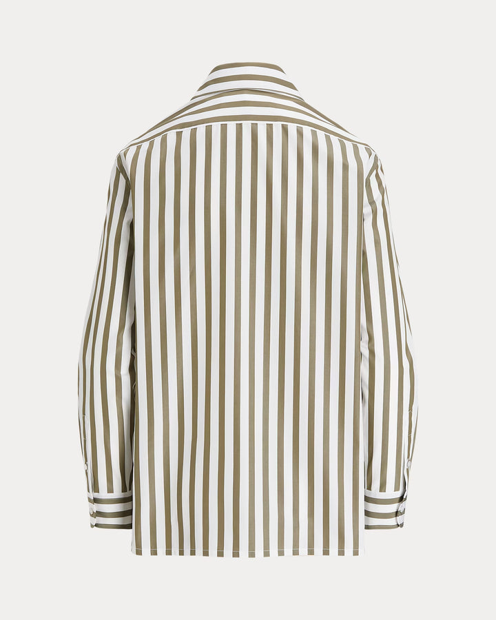 Ralph Lauren Capri Relaxed Fit Striped Cotton Shirt