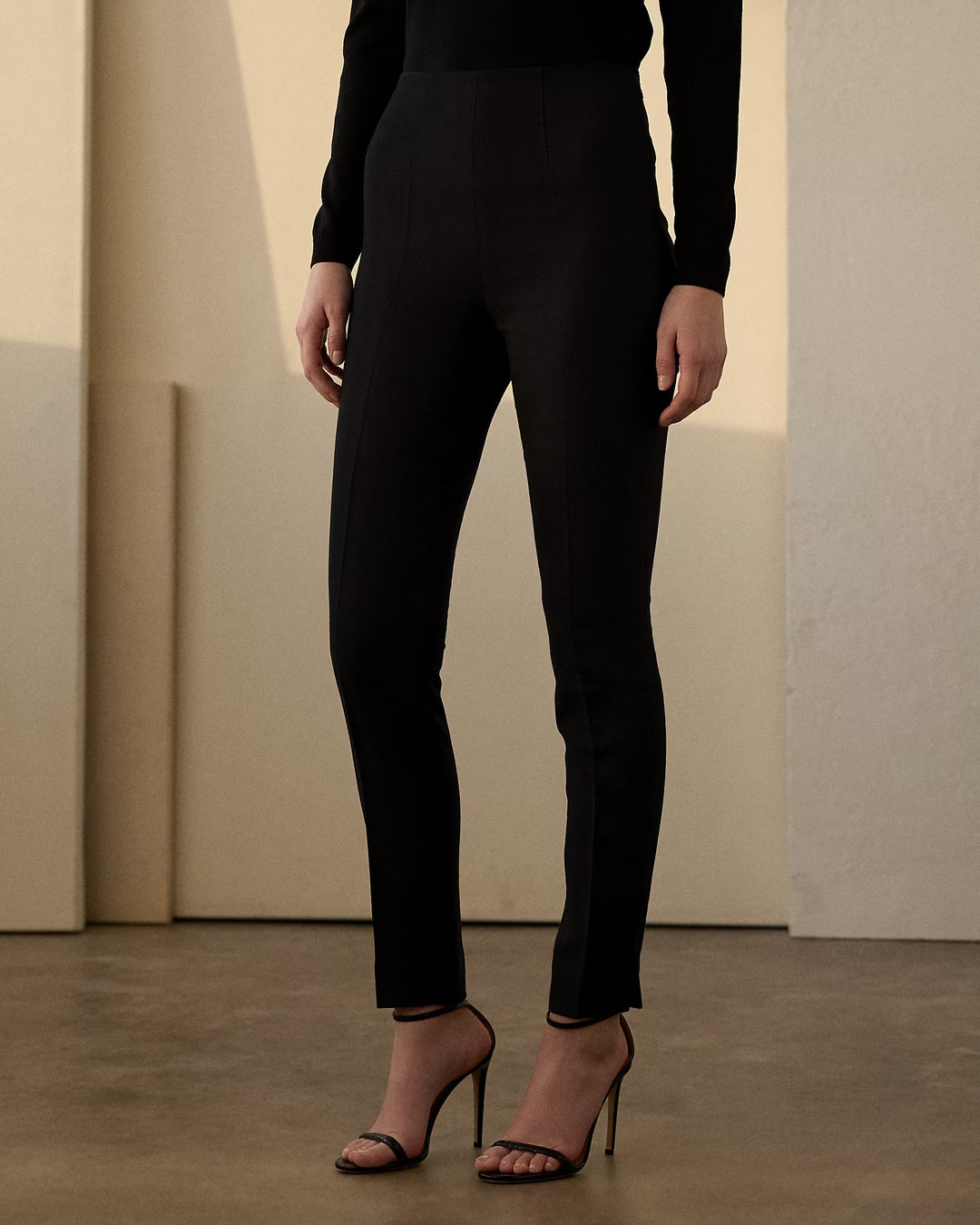 Ralph Lauren Bobbie Wool-Blend Pant