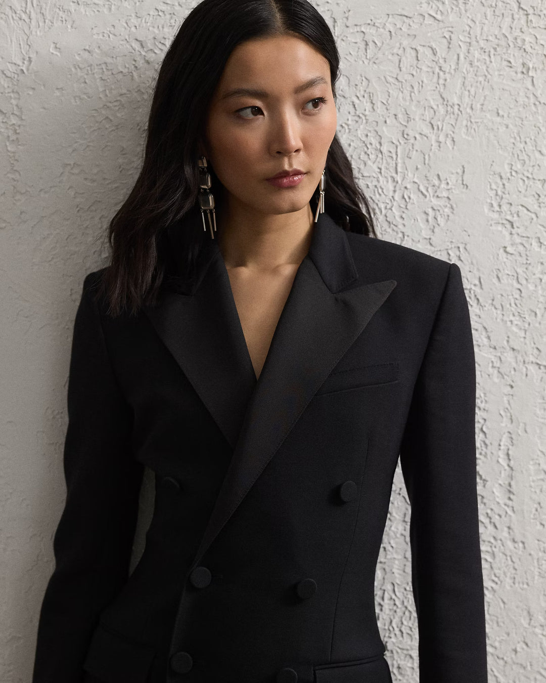 Ralph Lauren Cottrell Double-Breasted Cocktail Dress