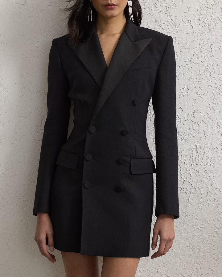 Ralph Lauren Cottrell Double-Breasted Cocktail Dress