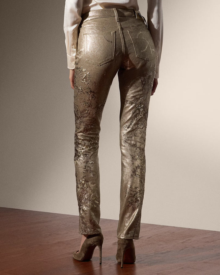 Ralph Lauren Embellished 160 Slim Denim Jean