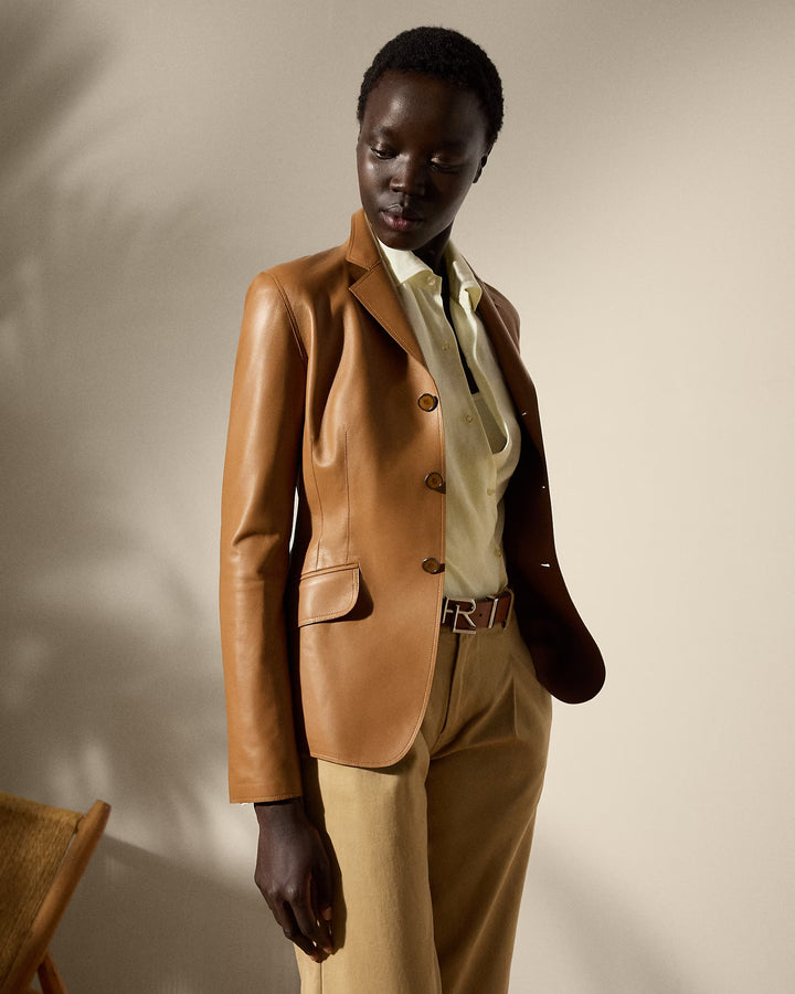 Ralph Lauren Hollis Lambskin Jacket