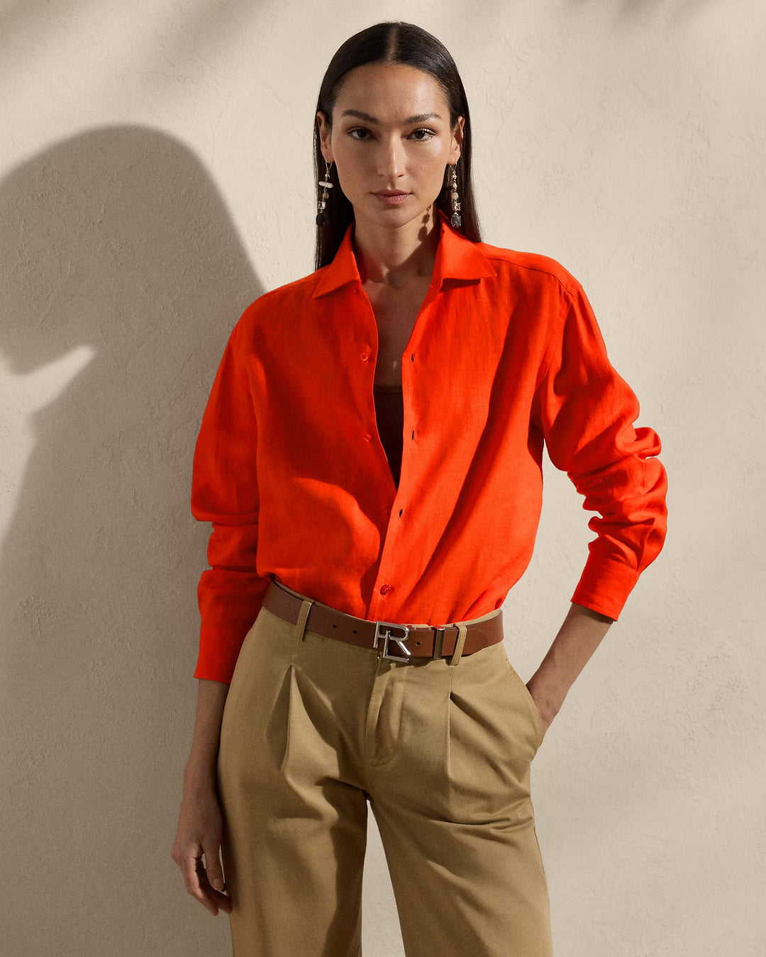 Ralph Lauren Capri Relaxed Fit Linen Shirt