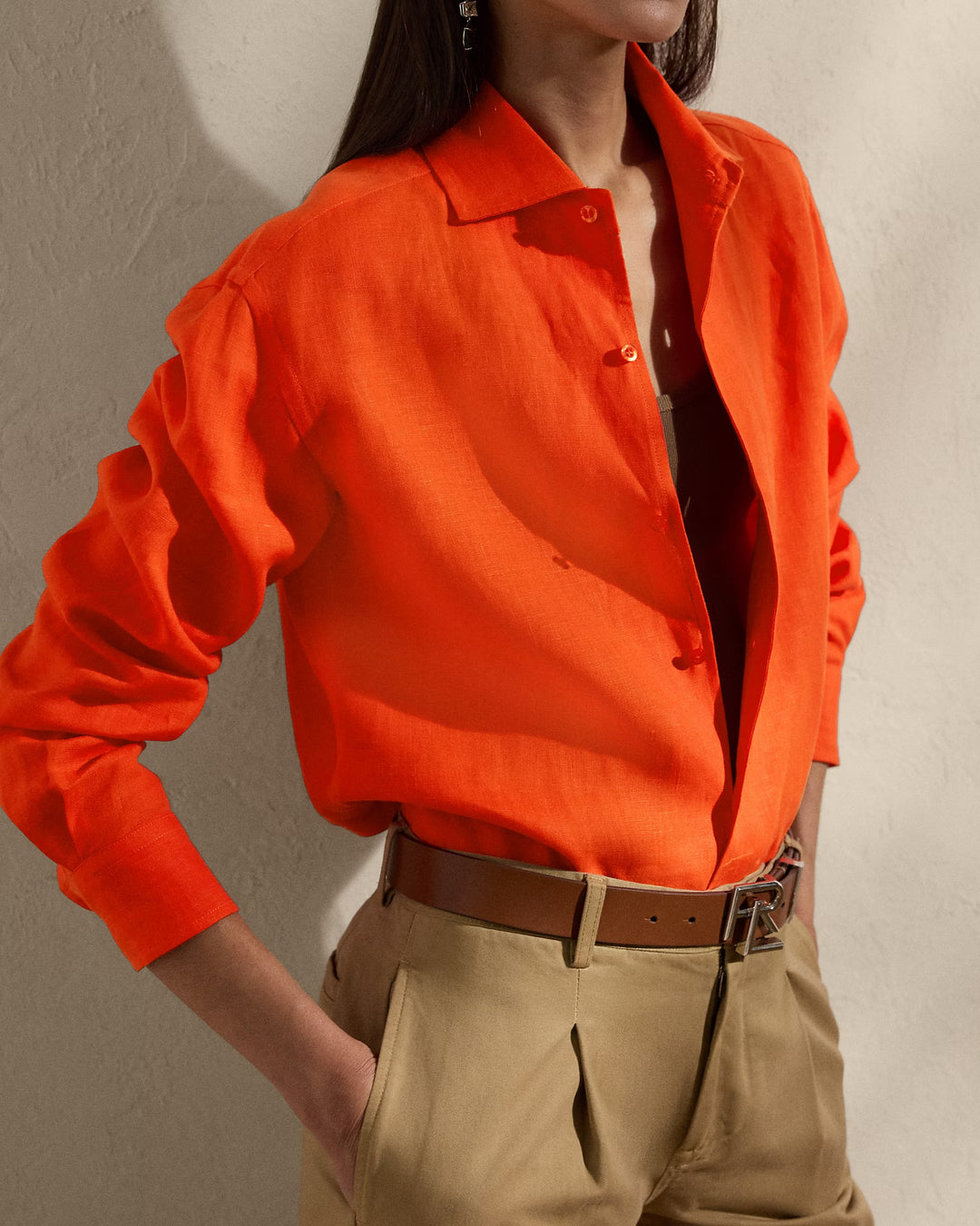 Ralph Lauren Capri Relaxed Fit Linen Shirt
