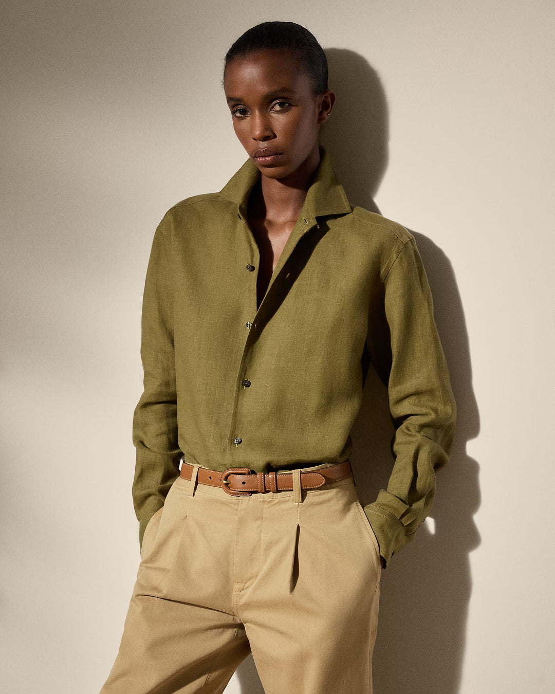 Ralph Lauren Capri Relaxed Fit Linen Shirt