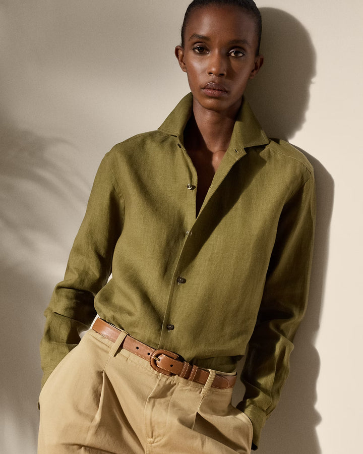 Ralph Lauren Capri Relaxed Fit Linen Shirt