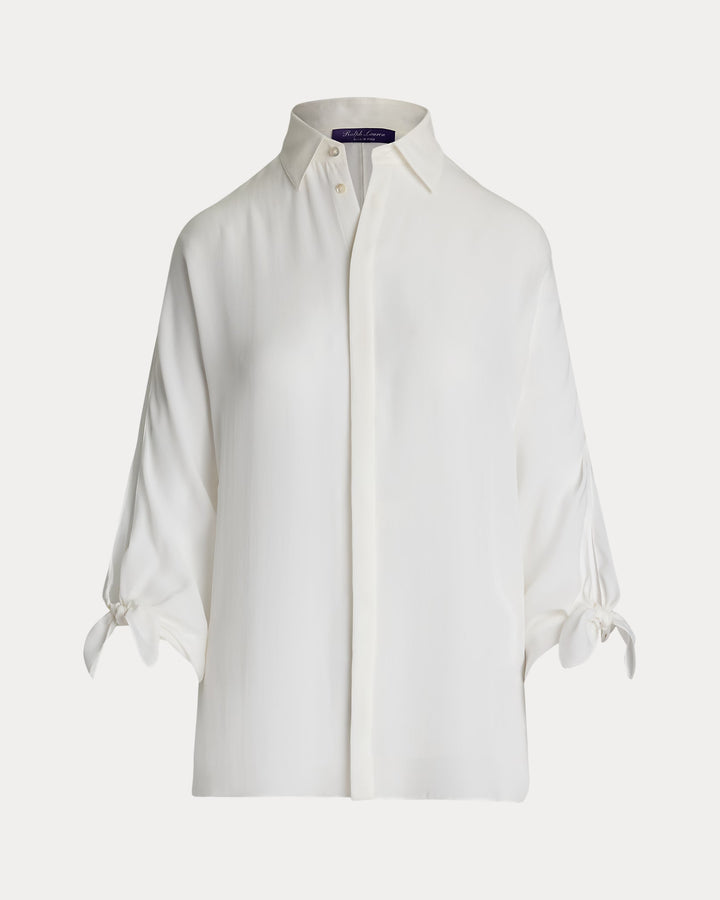 Ralph Lauren Karen Silk Georgette Blouse