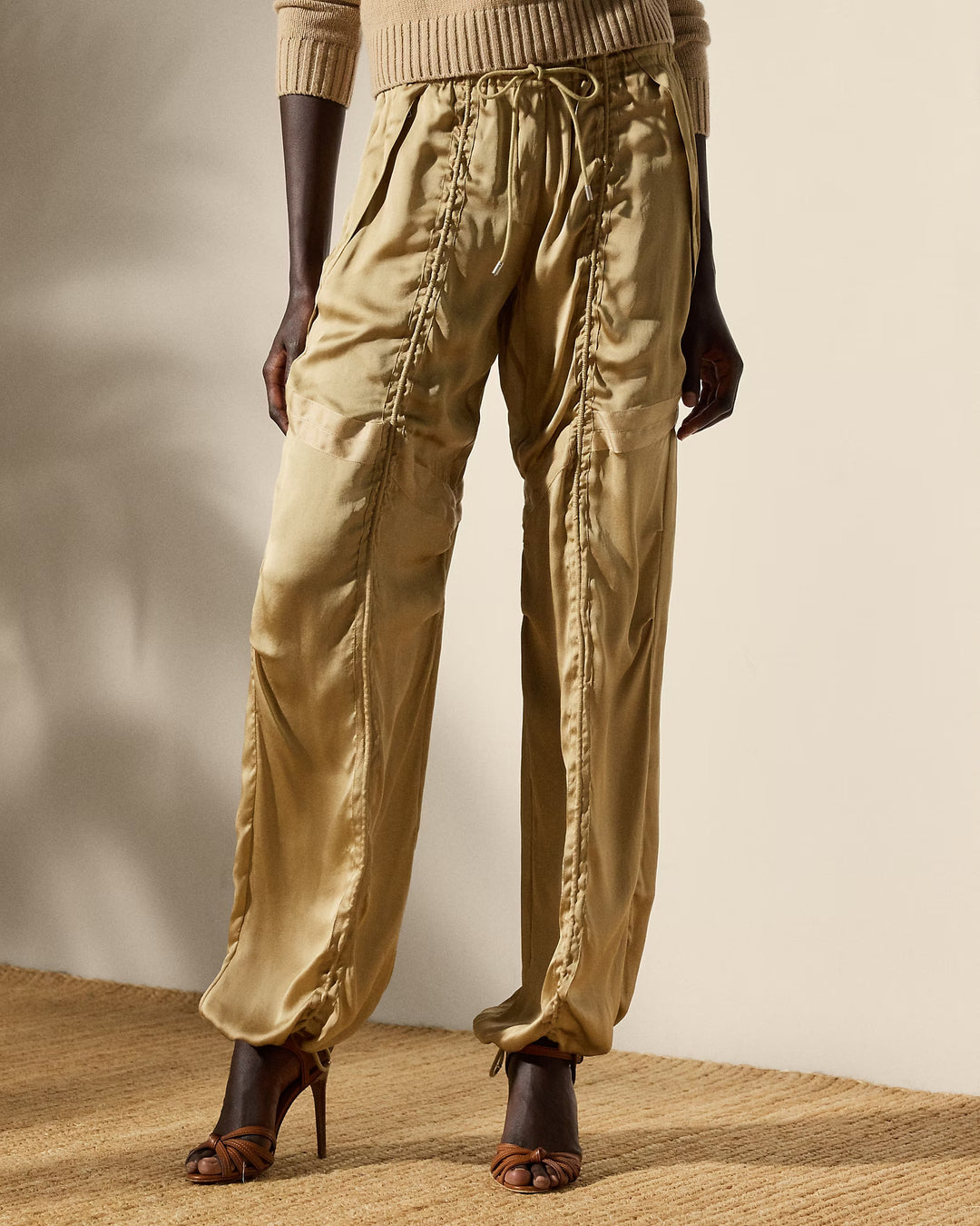 Ralph Lauren Killian Silk Charmeuse Pant