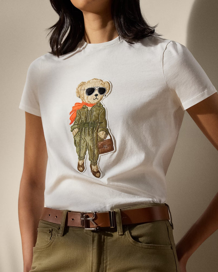 Ralph Lauren Aviator Polo Bear Cotton Tee