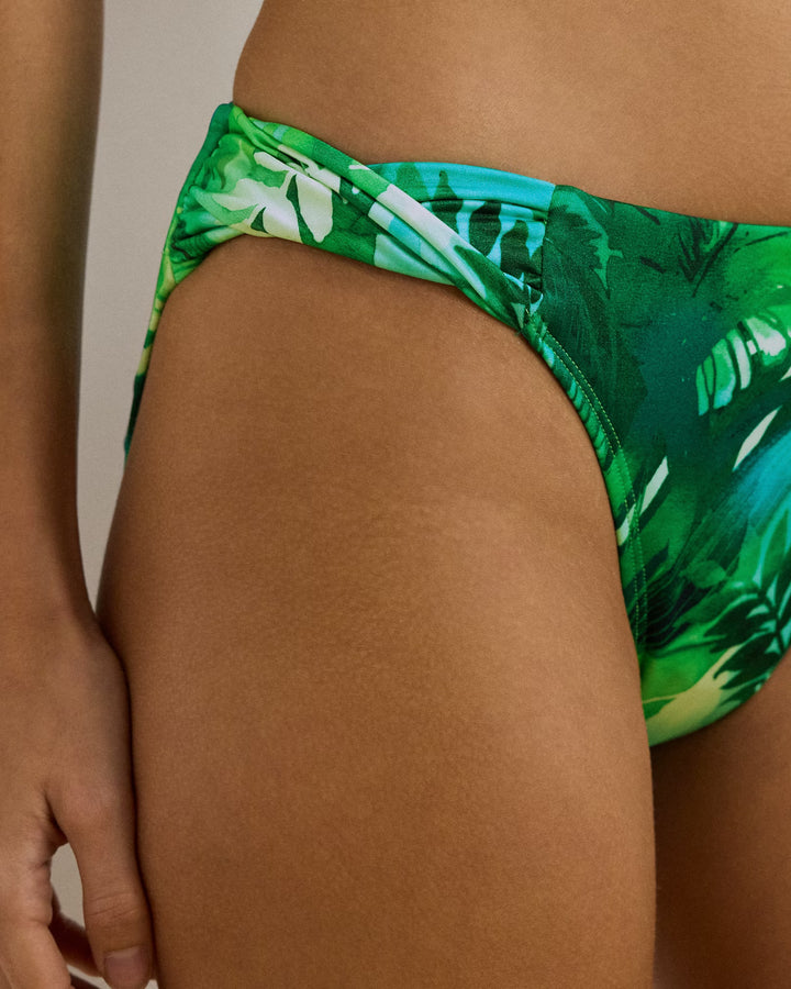 Ralph Lauren Print Side-Twist Hipster Bikini Bottom