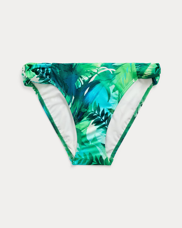 Ralph Lauren Print Side-Twist Hipster Bikini Bottom