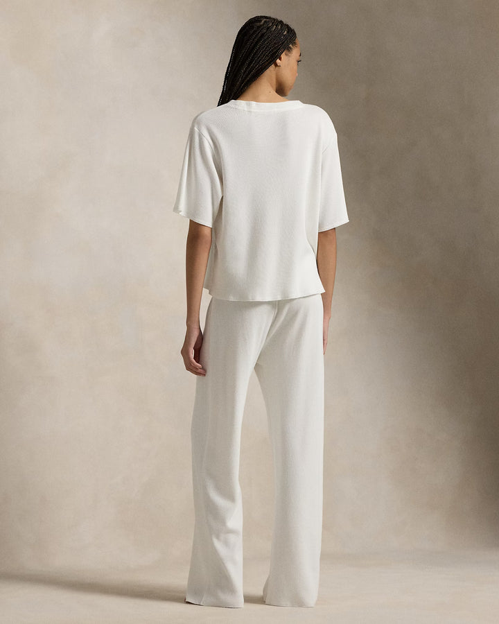 Ralph Lauren Waffle-Knit Pajama Set