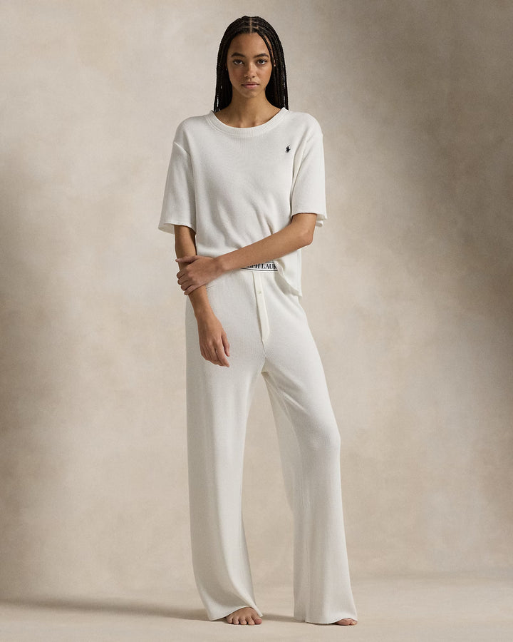Ralph Lauren Waffle-Knit Pajama Set