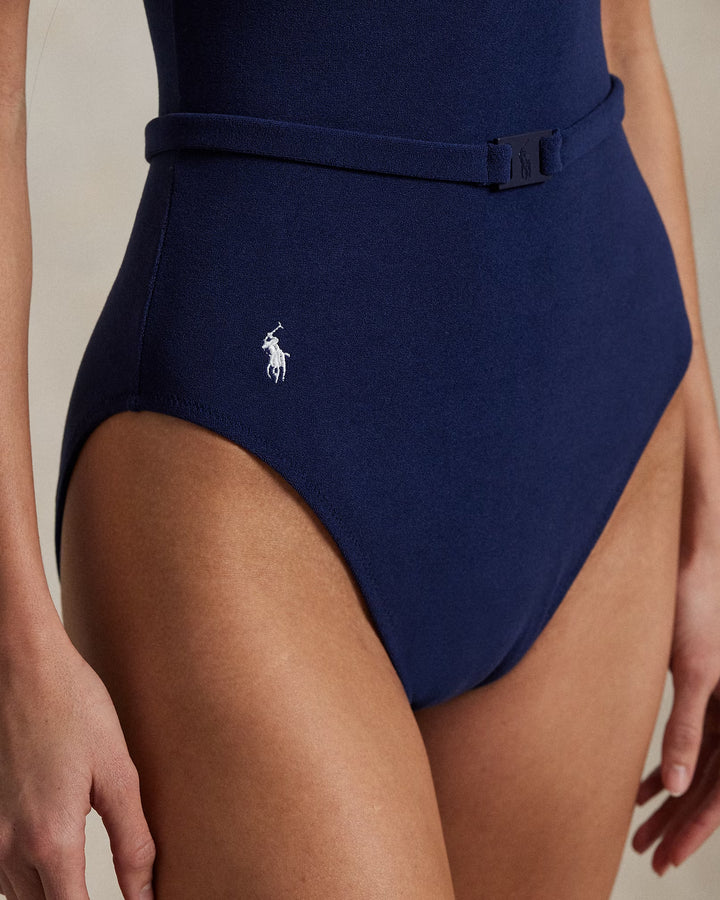 Ralph Lauren Belted One-Piece Swimsuit