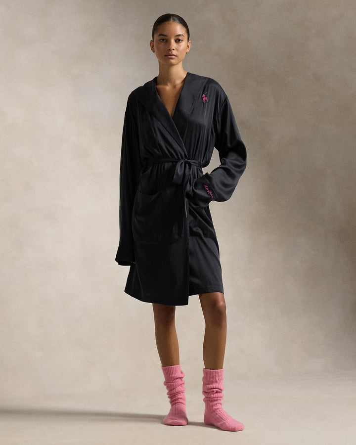 Ralph Lauren Pink Pony Silk Robe