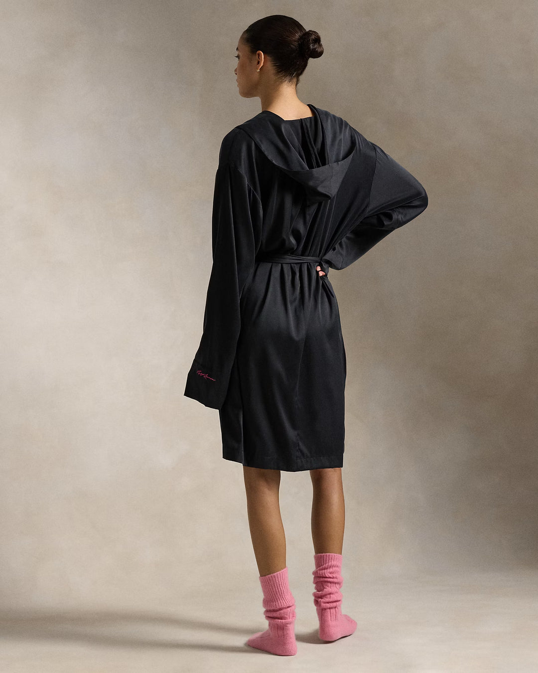 Ralph Lauren Pink Pony Silk Robe