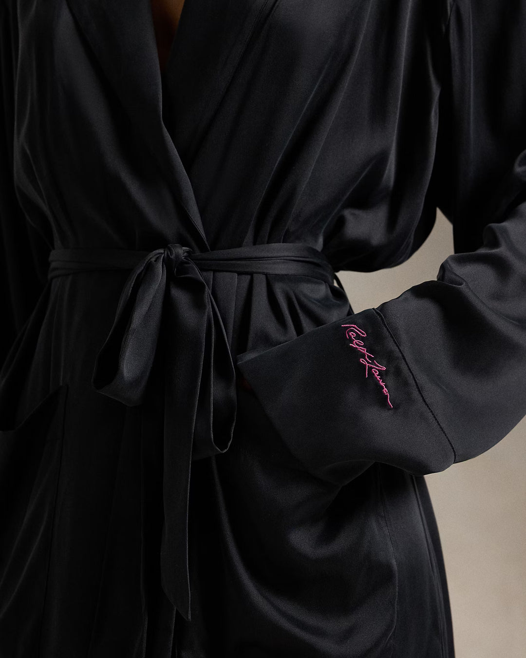 Ralph Lauren Pink Pony Silk Robe
