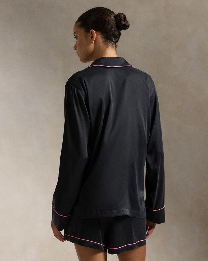 Ralph Lauren Pink Pony Silk Pajama Set