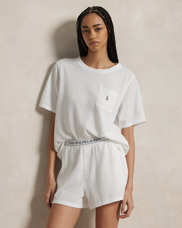 Ralph Lauren Knit Tee & Boxer Short Pajama Set
