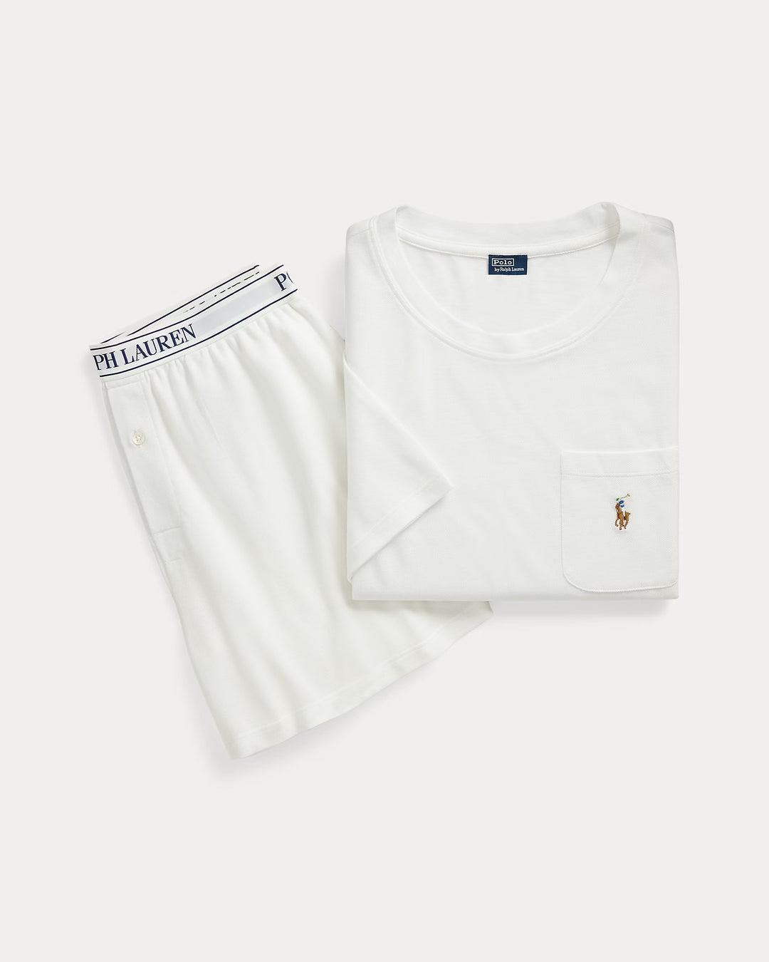 Ralph Lauren Knit Tee & Boxer Short Pajama Set