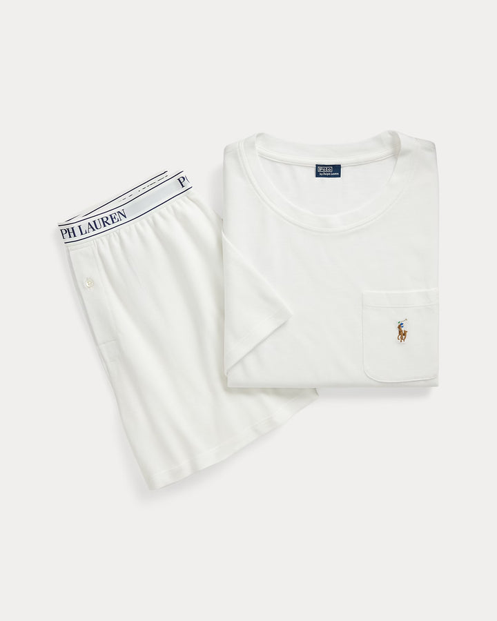 Ralph Lauren Knit Tee & Boxer Short Pajama Set