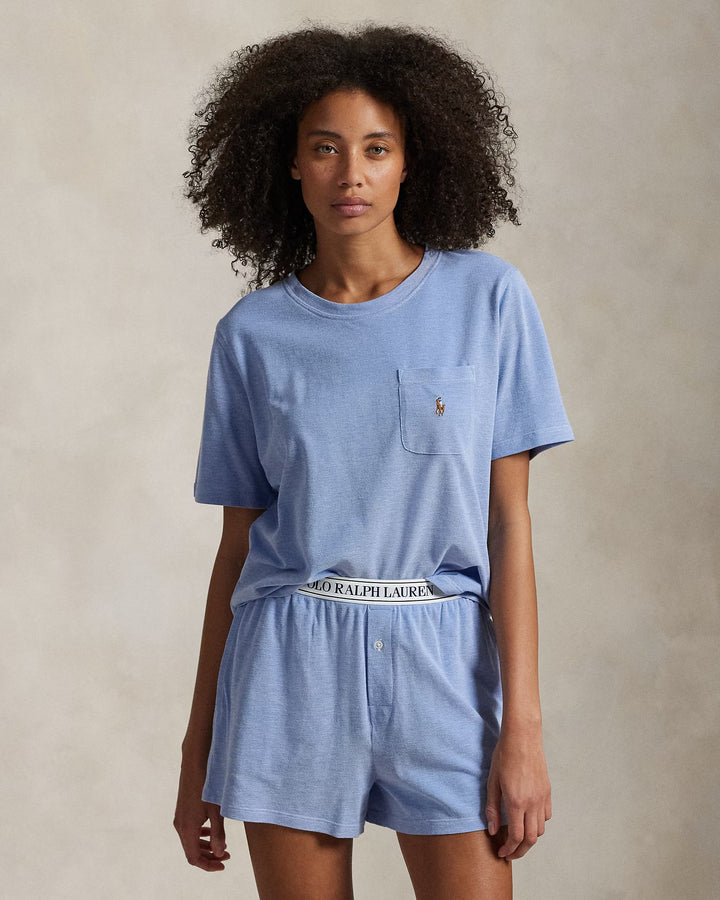Ralph Lauren Knit Tee & Boxer Short Pajama Set